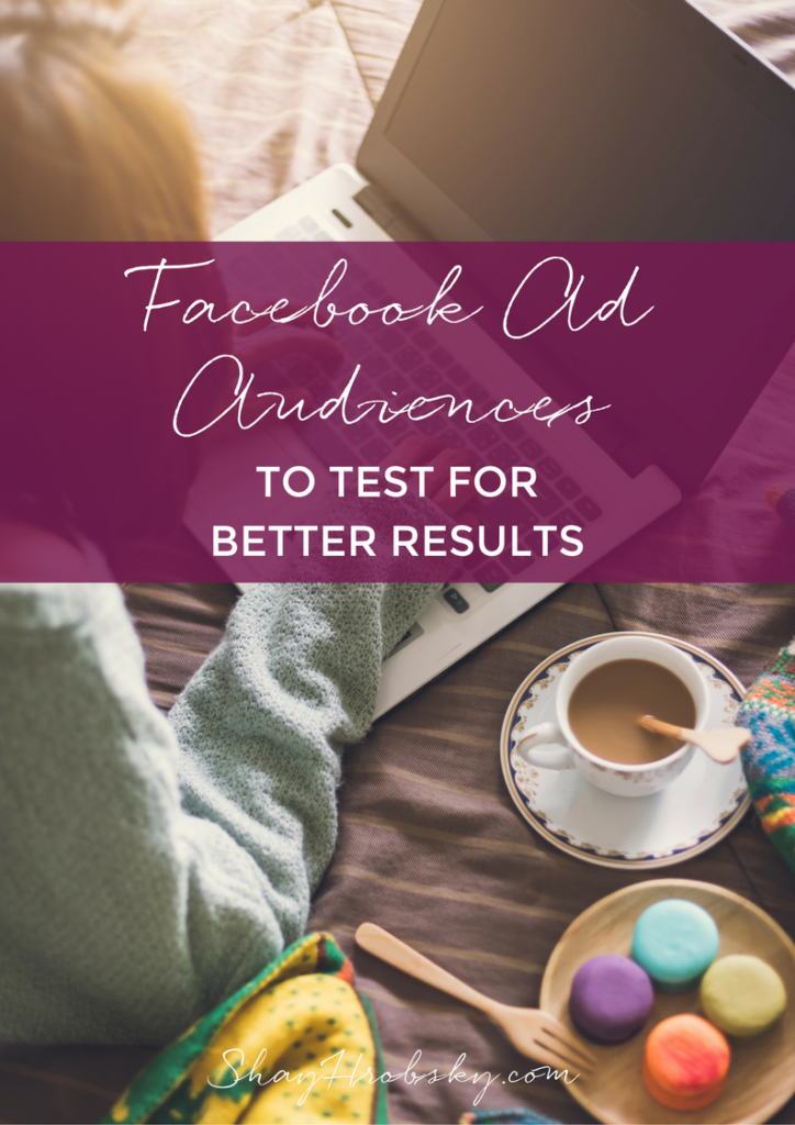 Learn which Facebook Ads Audiences you could be testing to grow your list and lower your cost per conversion rate.