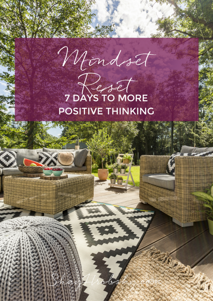 Sometimes I need that extra pick me up. I put together this simple Mindset Reset to help us get through those days where we need a little extra pep in our step.
