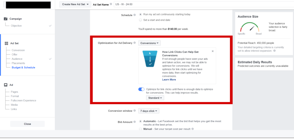 Learn about the new Facebook Ad's feature link clicks to conversions and how it can help you increase your conversions!