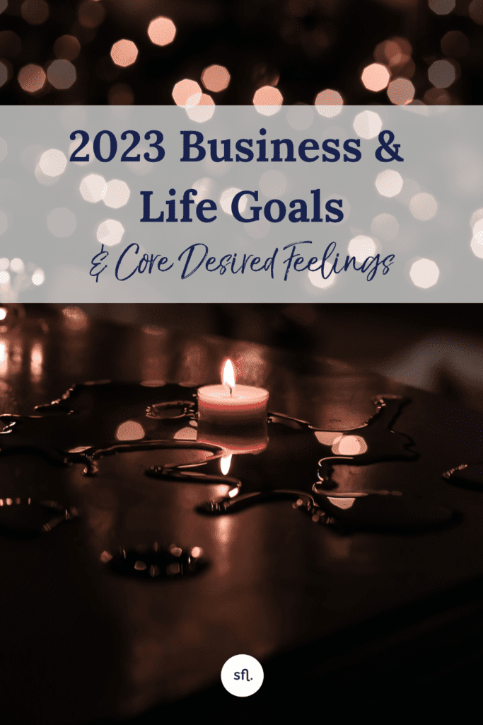 I'm sharing my 2023 goals with you. 