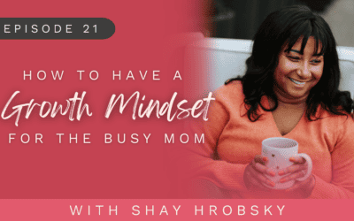 Ep. 21 –  How To Have A Growth Mindset For The Busy Mom